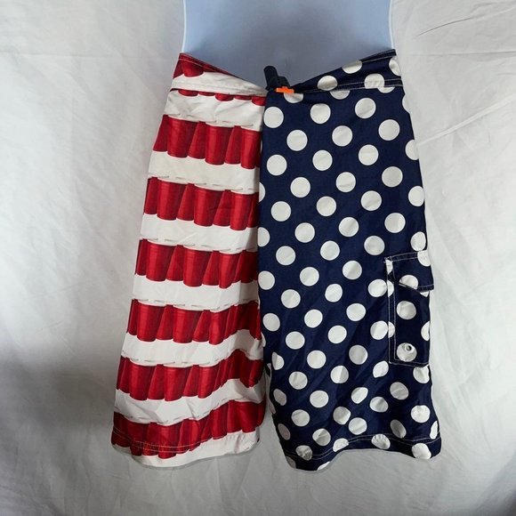 Spencers Solo Cup Flag‎ Swim Trunks L - Picture 4 of 5
